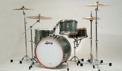 Club Date SE Fab22 Shell Packin Olive Sparkle (LR322FXLV) w/6.5x14 Black Beauty Snare (LB417BT) 