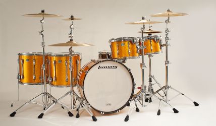 Legacy Series Custom LCG Kitin Gold Sparkle WrapTite Finish. 