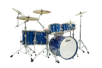 Classic Maple LCG Kit featuring Exotic Electrostatic Blue Poly-Glass lacquer finish