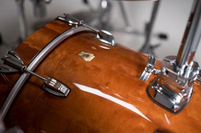 Classic Maple LCG Kit featuring Exotic Quilted Makore veneer over Poly-Glass lacquer finish