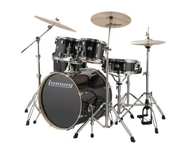 5 pc. Black Sparkle w/22" BD (LCEE22016)