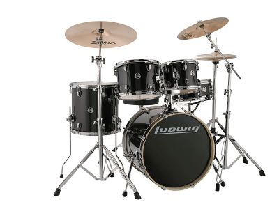 5 pc. Black Sparkle w/20" BD