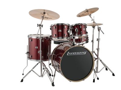 5 pc. Wine Red w/22" BD