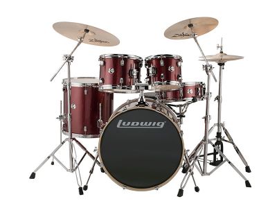 5 pc. Wine Red w/22" BD