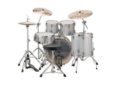 6 pc. Silver/White Sparkle w/22" BD
