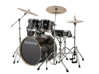 6 pc. Black Sparkle w/22" BD