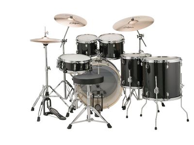 6 pc. Black Sparkle w/22" BD