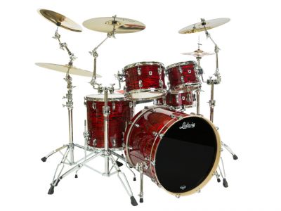 Keystone X Big Beat model in Red Swirl wrap-tite finish. (L7024AX61)