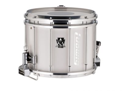  LUMS14PW 12x14  Marching Snare Drum in White
