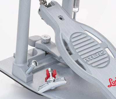 Included Atlas drum keyWith storage clip on the baseplate.