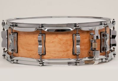 5x15" [LLS455XX50WM] Legacy Exotic Snare w/P86 Millennium Strainer in Natural Birdseye Maple Veneer